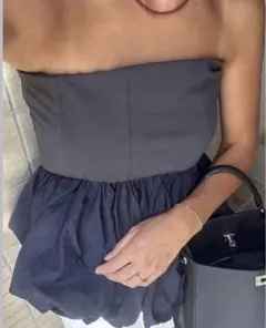 CAVEZA ROSSO 8/7発売 タフタバルーンベアトップ 新品