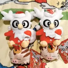 デリバード ウリムー マスコット ストラップ キーホルダー　クリスマス　2個