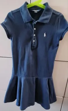 Polo Ralph Lauren ネイビー 半袖ポロドレス110-120