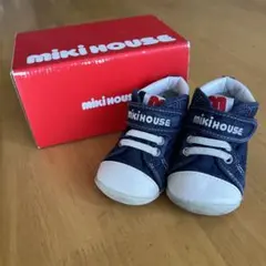 MIKIHOUSE ミキハウス　ベビーシューズ　デニム　12.5