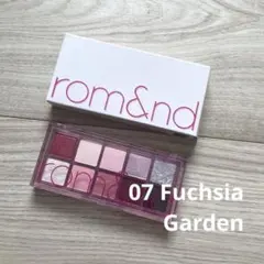 rom&nd ベターザンパレット 07 ベリー フューシャ ガーデン　フクシア