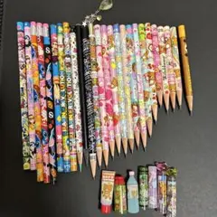 鉛筆 虹色鉛筆 キャップ などまとめ売り