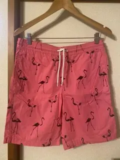 H&M DIVIDEDフラミンゴ柄 ピンク ショートパンツパンツ 28 美品