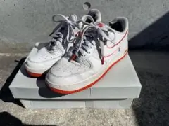 NIKE AIR FORCE 1 スニーカー ホワイト オレンジ
