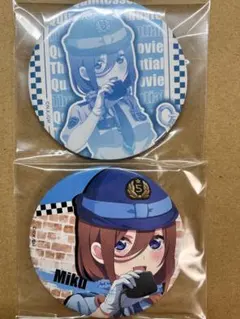 五等分の花嫁 中野三玖 缶バッチ2点セット