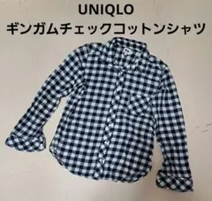 UNIQLOギンガムチェックコットンシャツM