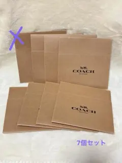 COACH ギフトボックス 中型 ブラウン 7個セット