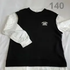 GLOBAL WORK　子供服　レイヤード風　Tシャツ 140のサムネイル