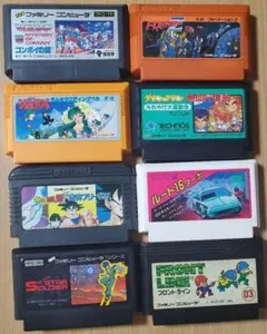 カセットのみ】ナムコ ファミコンソフト 01〜06まで 6本セット