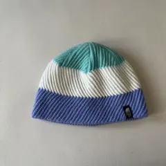 THE NORTH FACE ノースフェイス ニット帽 青・白・緑