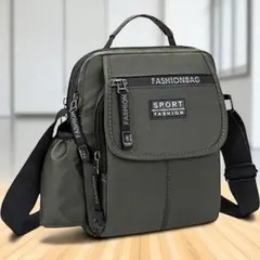 【Kazu様専用】ミニボトルホルダー付き メンズ ショルダーバッグ スマホポーチ