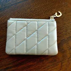 Mal. ラムレザーポーチ　ベージュ系