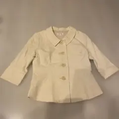 YUKITORII テーラードジャケット　薄いピンク色 7分袖