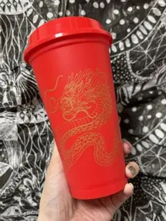海外限定　レア　スターバックス　レッド　ドラゴン　リユーザブルカップ　フィリピン