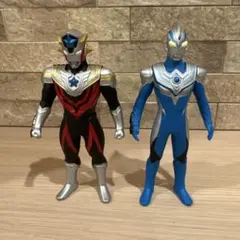［生産終了］ウルトラマン フーマ タイタス 2体 ウルトラマンソフビ500 廃盤