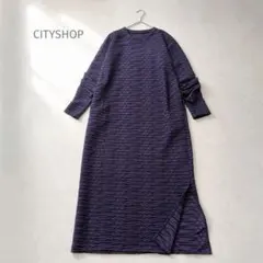 city shop V NECK LEAN DRESS ワンピース サイズ36 - メルカリ