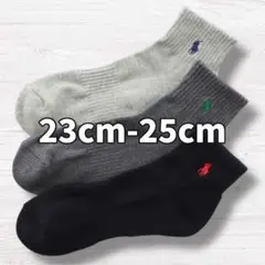 POLO RALPH LAUREN　ショート丈 ソックス　靴下　3足セット