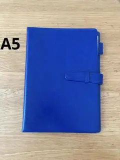 UNA 론딘 A5 노트북 커버 블루 (펜 홀더 포함)