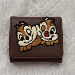 チップとデール 三つ折り財布 ブラウンのサムネイル