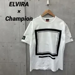 ELVIRA×Champion エルビラ×チャンピオン Tシャツ L 白