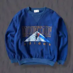 【希少】90s adidas クルーネック シャツ コットン地 激レア