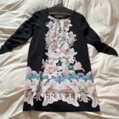 美品!! FRAY I.D 秋冬　フレイアイディー シアーワンピ
