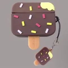 AirPods Proカバー シリコン　フルカバー　防水　軽量　かわいい　アイス