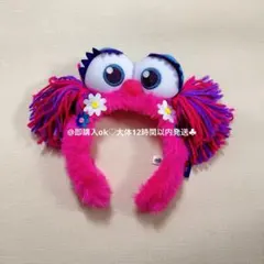 ユニバ セサミストリート アビー ふわふわ カチューシャ