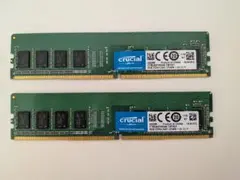 Crucial DDR4-2400 8GB×2枚 メモリ 計16GBのサムネイル