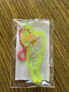 [最安値]琵琶湖アクリルキーホルダー稲妻　イエロー