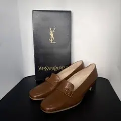 極美品 Yves Saint Laurent loafer pumps 22cm