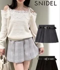 スナイデル　ベルト付き　スカショーパン　スカートSWFP245105