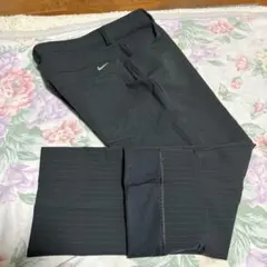 美品W84-86cm NIKE GOLF裏地フリース撥水防風5Pストレッチパンツ