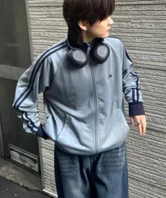 Kappa ジップアップジャケット XL サックスブルー