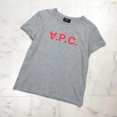 A.P.C. アーペーセー フロッキーロゴTシャツ グレー サイズS*QD614のサムネイル