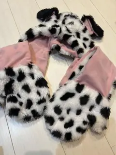 ディズニー マフラーキャップ 101匹わんちゃん ダルメシアン ファンキャップ