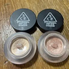 3CE STYLE NANDA POT EYE SHADOW ラメ　2個セット