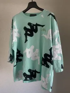 Kappa カッパ オミニ 総柄 ビッグ Tシャツ メンズ カットソー