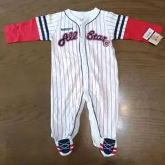 carter's ストライプロンパース 6ヶ月