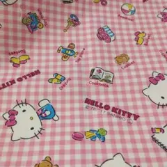 ハローキティちゃん　はぎれ　平成レトロ　Y2K　希少　レア　インテリア