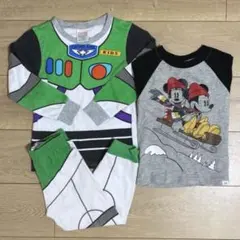 【まとめ売り】ディズニー バズ セットアップ ミッキー 長袖 ロンT