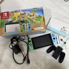 Nintendo Switch どうぶつの森デザイン 本体 付属品付き
