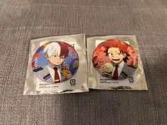 ヒロアカ　轟　切島　缶バッジ