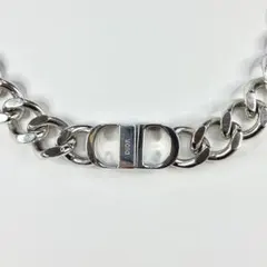 Dior CDアイコン チェーンリンク ネックレス CDロゴ 喜平 チョーカー