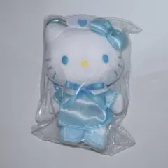 ハローキティ Hello Kitty ナース　マスコット　キーホルダー　水色