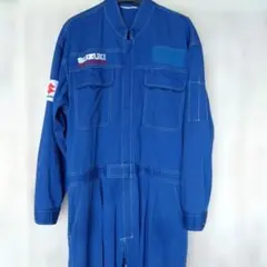 お値下げ SUZUKI メカニックスタッフ つなぎ 青 作業着 XL