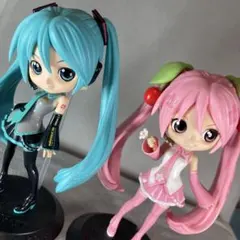 Q posket　初音ミク　桜ミク　フィギュア　まとめ売り