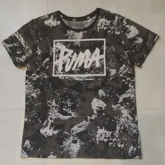 PUMA/プーマ★モノトーン/総柄/Tシャツ