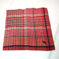 ポロ ラルフローレン　チェック　レッド　ハンカチ　46cm✕46cmのサムネイル