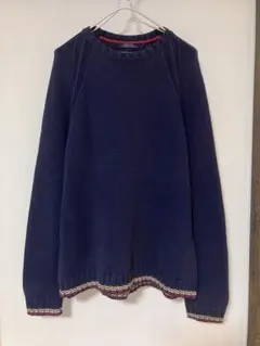 TOMMY HILFIGER /トミーヒルフィガー ニット　ネイビー